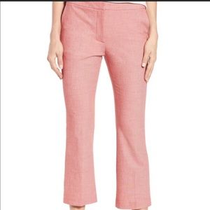 Halogen BNWT cropped flare pink pants.